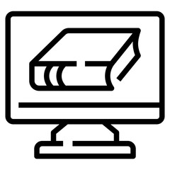 Computer Line Icon