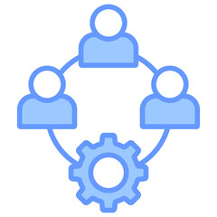 Fototapeta premium Team Leadership Icon