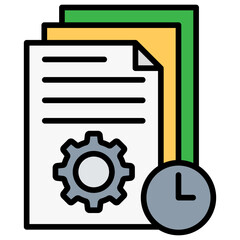 Project Scheduling Icon