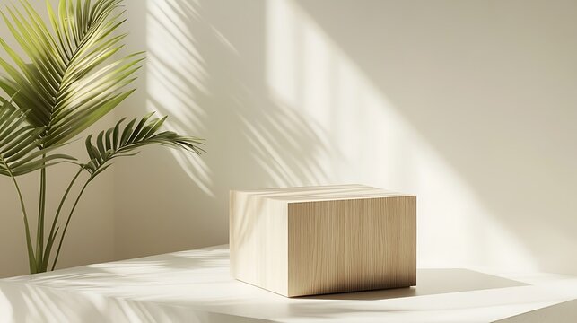 A minimalistic box mockup with blank spaces, ideal for adding custom designs and branding elements 