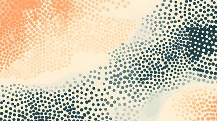 Dynamic Expression: A Visual Dance of Irregular Dotted Patterns in Seamless Harmony