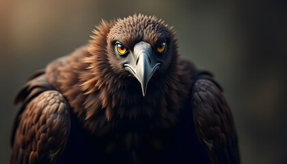 Obraz premium An image of a majestic Ethiopian vulture