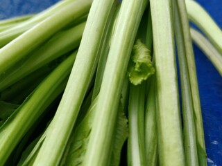 Fresh celery stalks with many benefits.