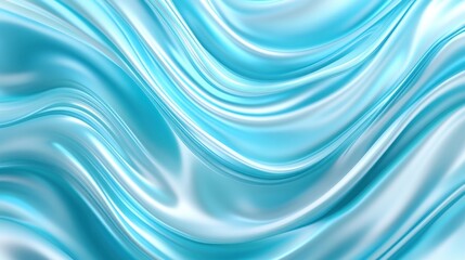 Fototapeta premium Abstract wavy texture in shades of blue, creating a fluid and serene visual effect.