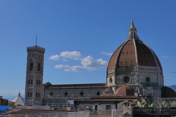 Obraz premium the view of Florence Cathedral, the romantic Italy