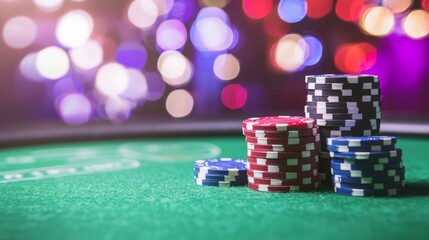 Celebrating Winning Roll at Craps Table: Joyful Players High-Fiving in Camaraderie