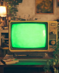 TV with green screen