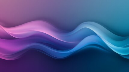 Abstract waves of purple and blue blend seamlessly, creating a calming and dreamy atmosphere.