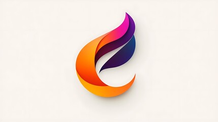 Obraz premium Creative logo design featuring vibrant colors and shapes