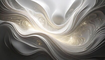 Fototapeta premium Abstract 3D liquid flow background with gold