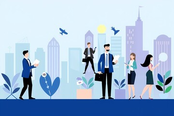 Obraz premium Urban Business Professionals 