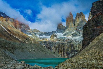 Obraz premium Torres del Paine Mountain, the 