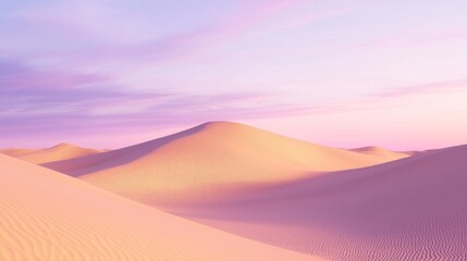Technological Oasis: Futuristic Desert Landscape at Dusk with Hidden Advanced Gadgets and Golden Dunes