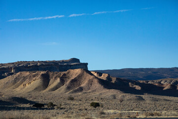 Blue sky and big mountain