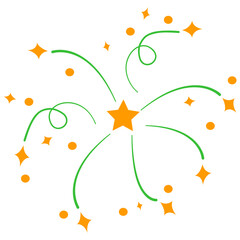 New Year Element. New year's eve elements collection.