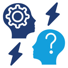 Conflict Resolution Icon Element For Design