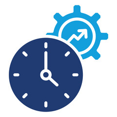 Time Management Icon Element For Design