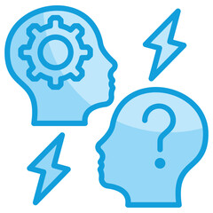 Conflict Resolution Icon Element For Design