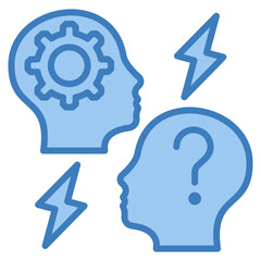 Conflict Resolution Icon Element For Design