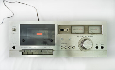 Professional Equipment Tape Deck for Cassette Tape with Multiple Controls
