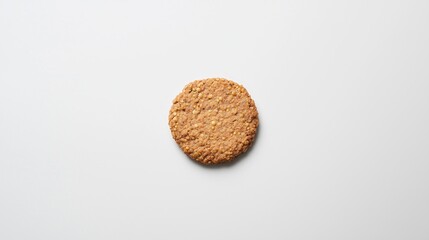 Gourmet Lentil Burger Patty in High Definition on White Surface for Hero Image