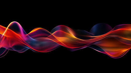 Abstract 3D Flowing Liquid-Like Wave Textures in Red, Orange, and Gold Gradient background wallpaper