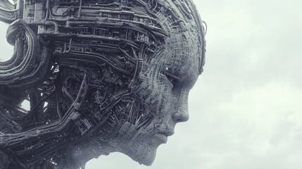 Digital Seamstress - Surreal AI Creating Cinematic Tapestry | Ultra-Detailed Technological Artwork Concept