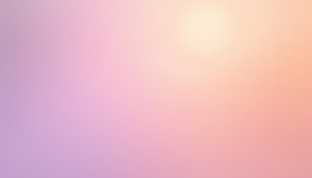 Soft Lavender and Peach Gradient with Gentle Highlights