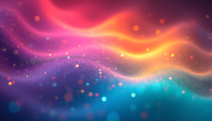 Obraz premium Vibrant Rainbow Gradient with Dynamic Radiance