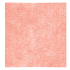 An orange square with a watercolor texture on paper.






