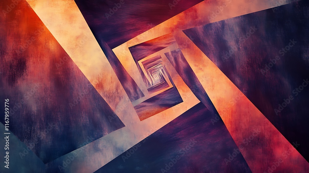 Aufkleber abstract geometric texture featuring intricate triangle shapes arranged in a modern and dynamic patt