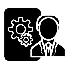 manager Solid icon