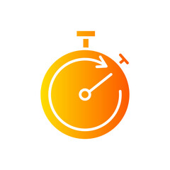 time gradient icon