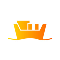Fototapeta premium transport gradient icon