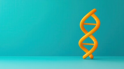 Gene innovation panel flat design side view lab genetics theme 3D render complementary color scheme