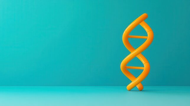 Gene innovation panel flat design side view lab genetics theme 3D render complementary color scheme