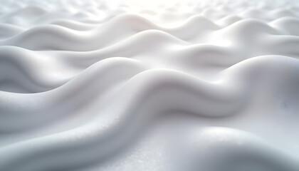 Obraz premium Luxurious Silver Waves with Subtle Metallic Highlights