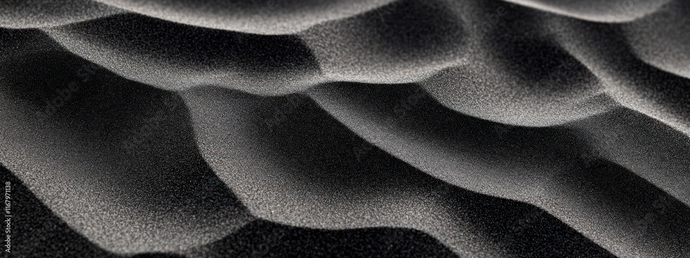 Aufkleber abstract grayscale image of textured fabric with soft folds and shadows.