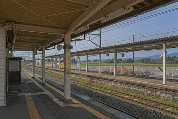 Naklejka premium 日詰駅