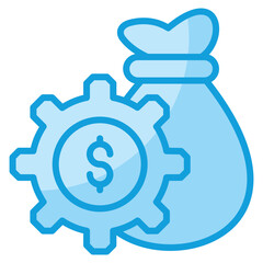 Financial Management Icon Element For Design