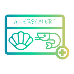 card Line Gradient Icon