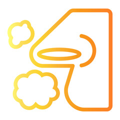 dust Line Gradient Icon