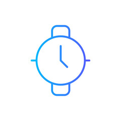 wrist watch gradient icon