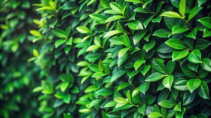 A close-up of a corner with lush green leaves and stems, showcasing intricate details of the foliage
