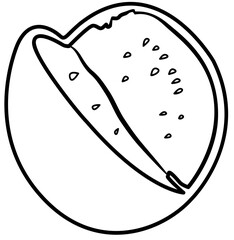 watermelon coloring book