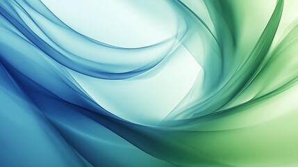 Elegant abstract swirl background in shades of blue and green, blending fluid patterns for a captivating and modern aesthetic