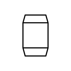 soda can line icon