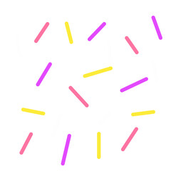 Colorful Sprinkles Decoration