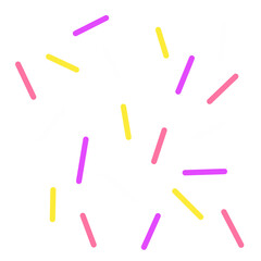 Colorful Sprinkles Decoration