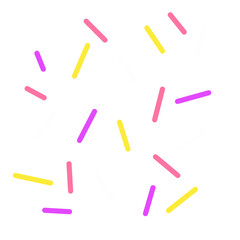 Colorful Sprinkles Decoration